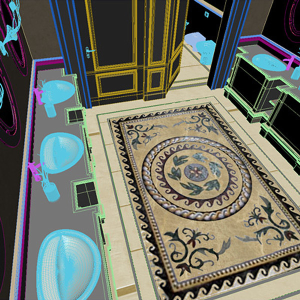 middle east washroom max - 100323 Washroom Luxurious Sumptuous Magnificent Gorgeous Costly by vessel river